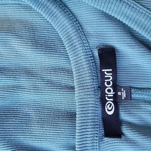 RipCurl blue ribbed sleevless dress